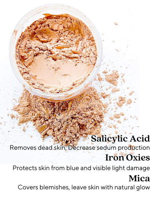 Powder Foundation with Salicylic Acid