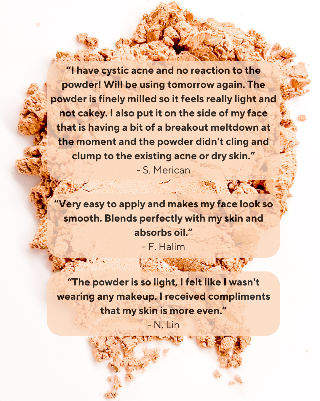 Powder Foundation with Salicylic Acid